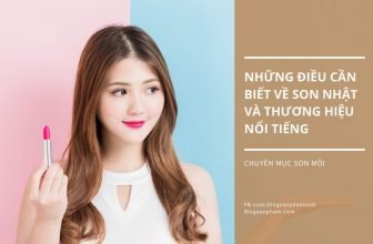 Son nhật bản những điều cần biết và hãng son nổi tiếng