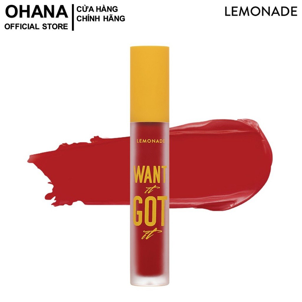 Son Kem Lì Nhẹ Môi Lemonade Want It Got It Lipcream 5g